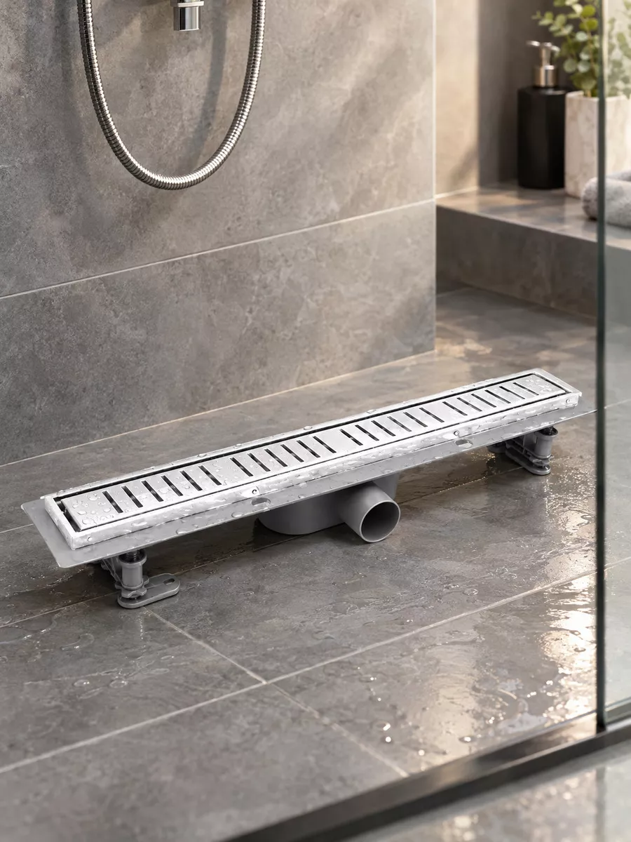 Трап душевой с сухим затвором -90см Vieir DL90-F — фото 3